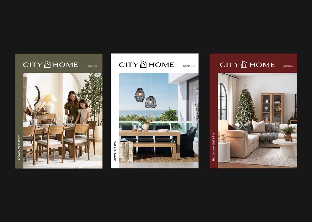 Fall, Summer and Winter 2026 catalog covers