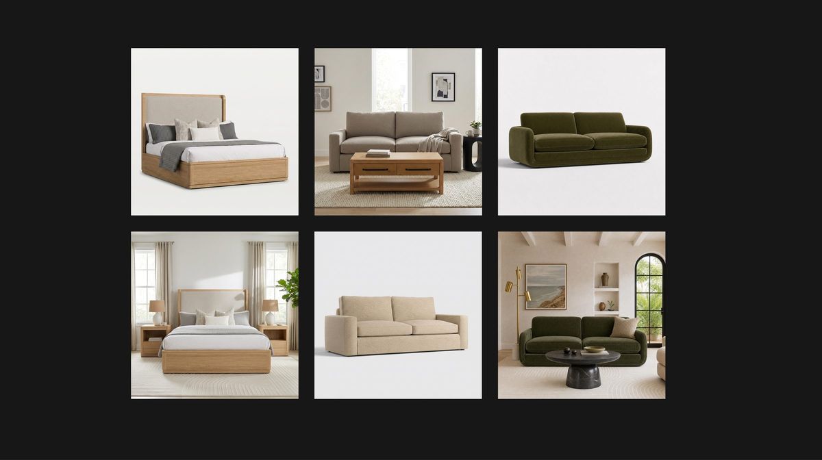 Product detail page photography grid