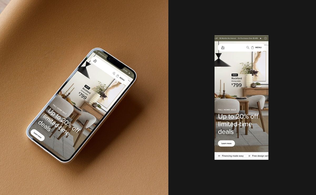 The CITY HOME mobile site