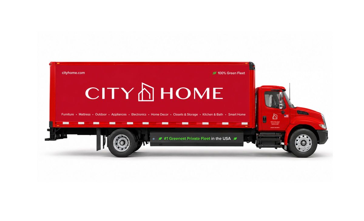 CITY HOME delivery truck design